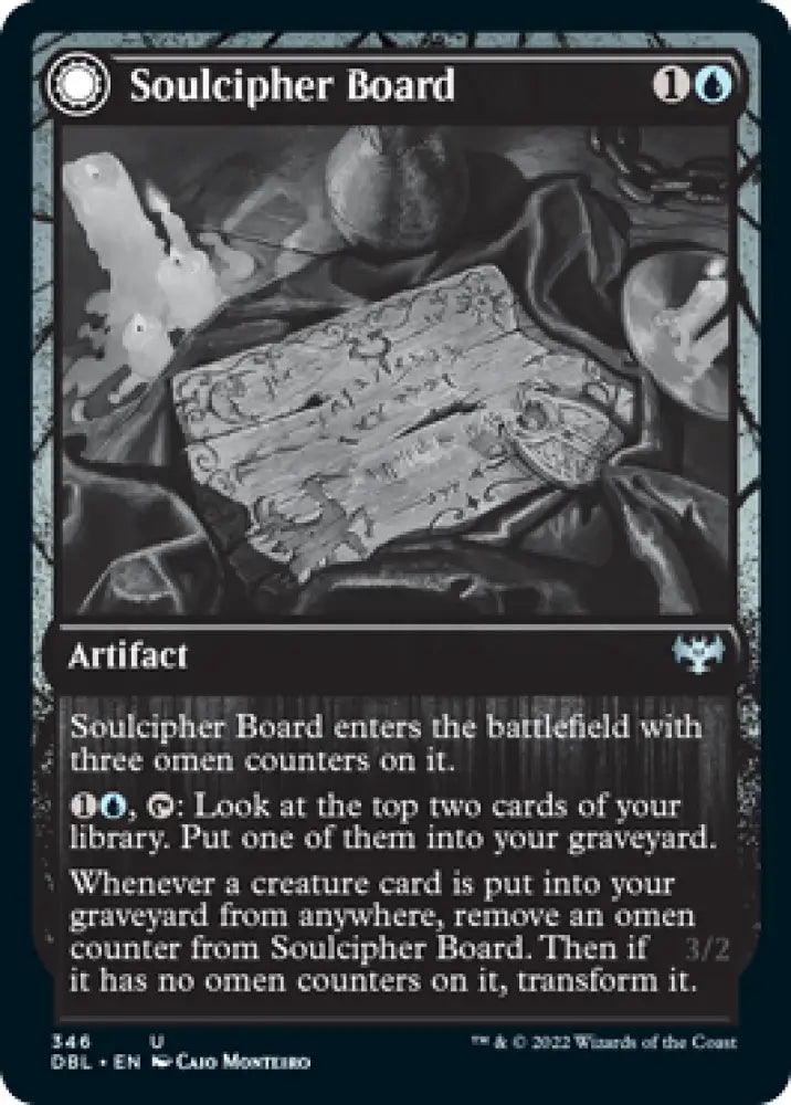 Soulcipher Board // Cipherbound Spirit [Innistrad: Double Feature] - MTG Single