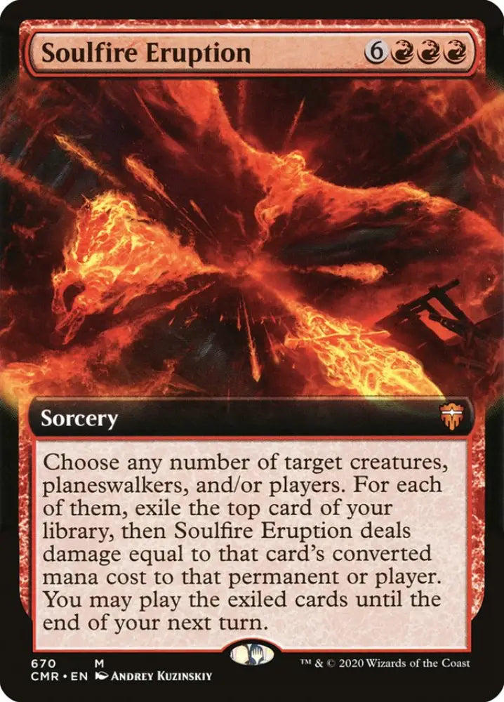 Soulfire Eruption (Extended Art) [Commander Legends] - MTG Single