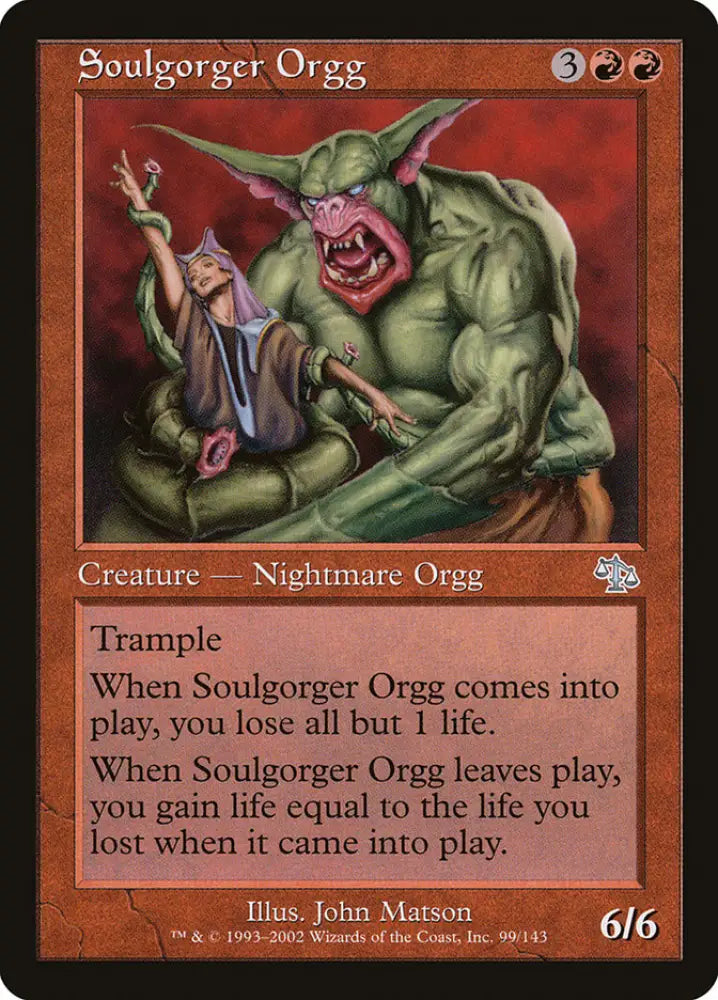 Soulgorger Orgg [Judgment] - MTG Single