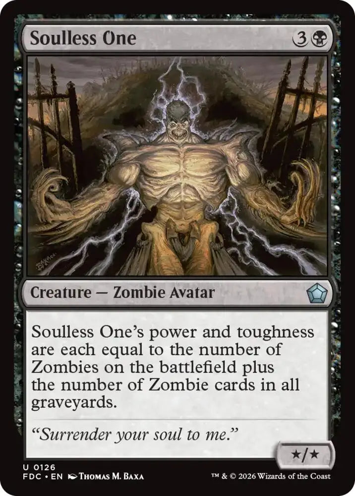 Soulless One (126) [Foundations Commander]