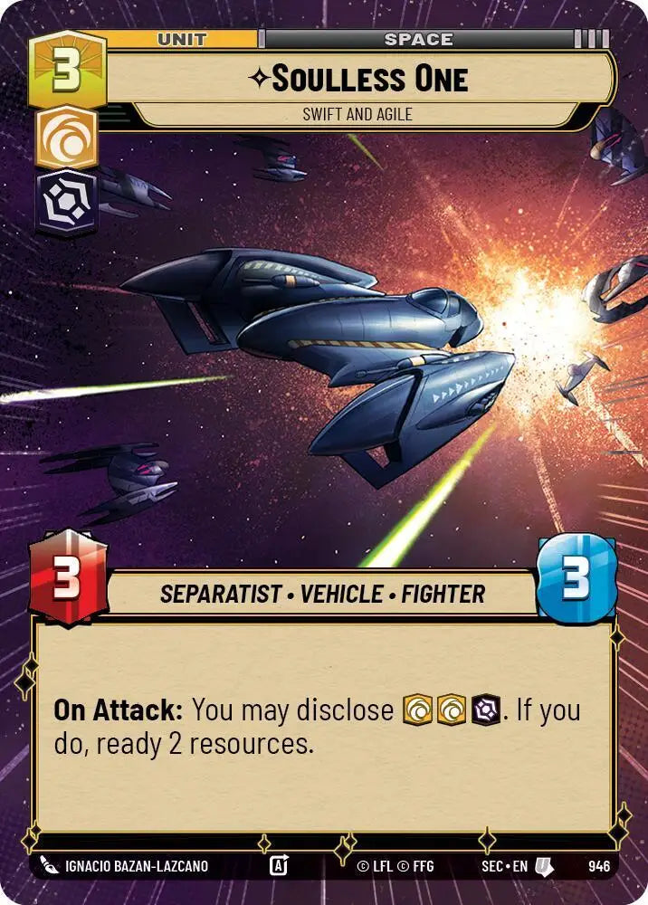 Soulless One - Swift and Agile (Hyperspace Foil) (946) [Secrets of Power]