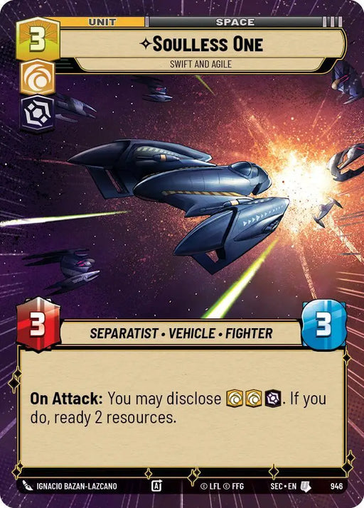 Soulless One - Swift and Agile (Hyperspace Foil) (946) [Secrets of Power]