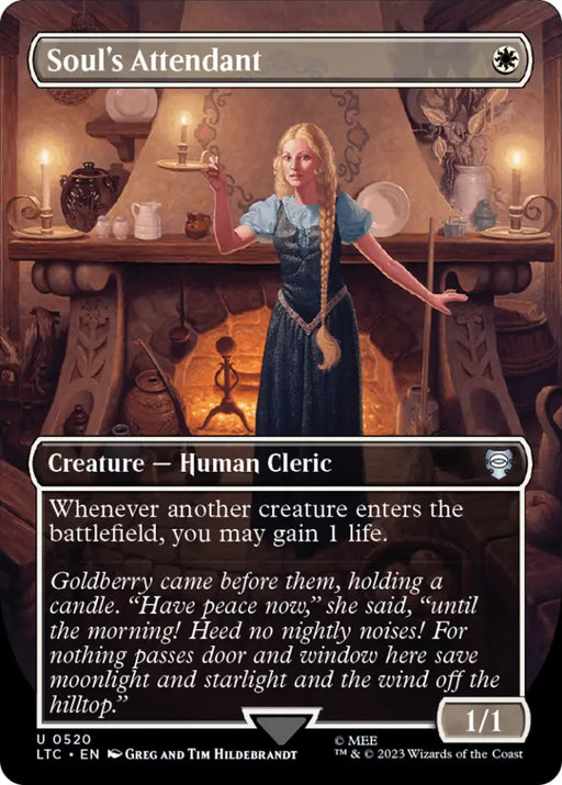 Soul’s Attendant (Borderless) [The Lord of the Rings: Tales of Middle-Earth Commander] - MTG Single