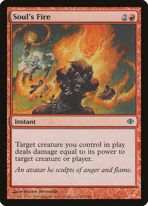 Soul’s Fire [Shards of Alara] - MTG Single