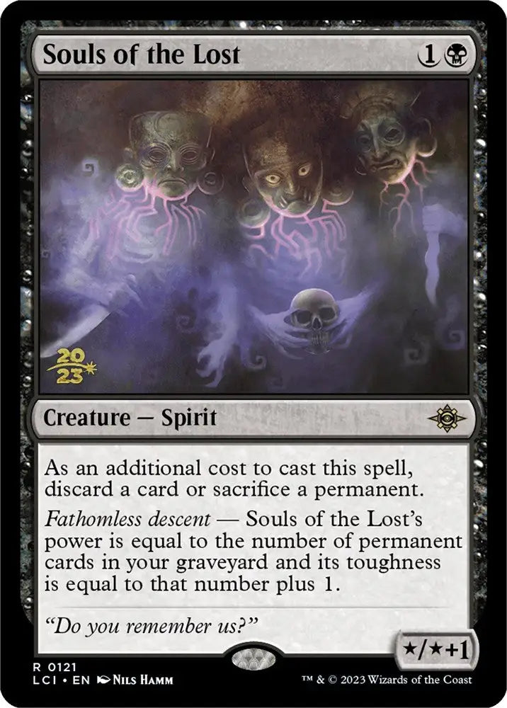 Souls of the Lost [The Lost Caverns of Ixalan Prerelease Cards] - MTG Single