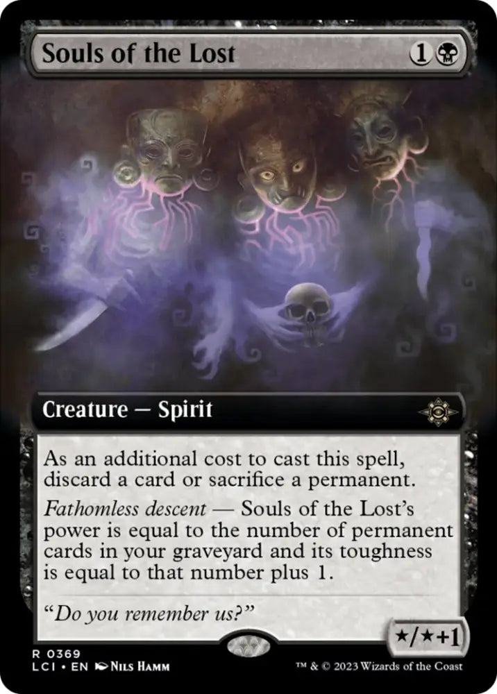 Souls of the Lost (Extended Art) [The Lost Caverns of Ixalan] - MTG Single