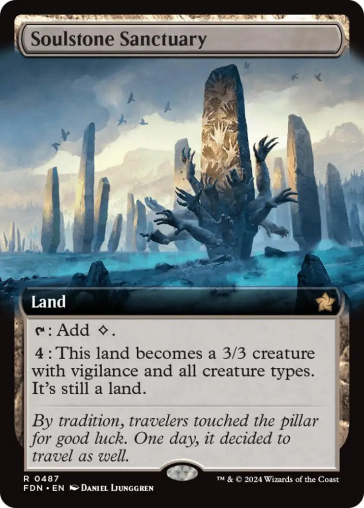 Soulstone Sanctuary (Extended Art) [Foundations] - MTG Single