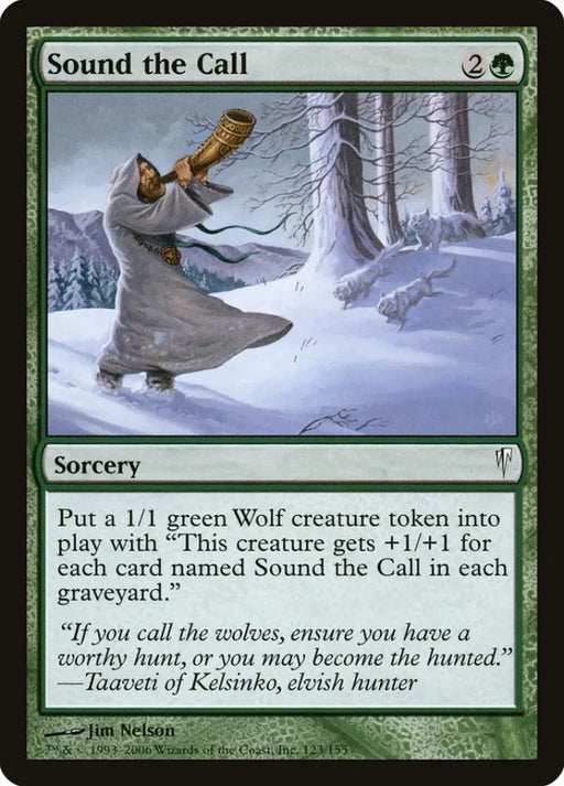 Sound the Call [Coldsnap] - MTG Single