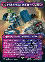 Soundwave Sonic Spy // Soundwave Superior Captain (Shattered Glass) [Transformers] - MTG Single