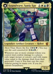 Soundwave Sonic Spy // Soundwave Superior Captain [Transformers] - MTG Single