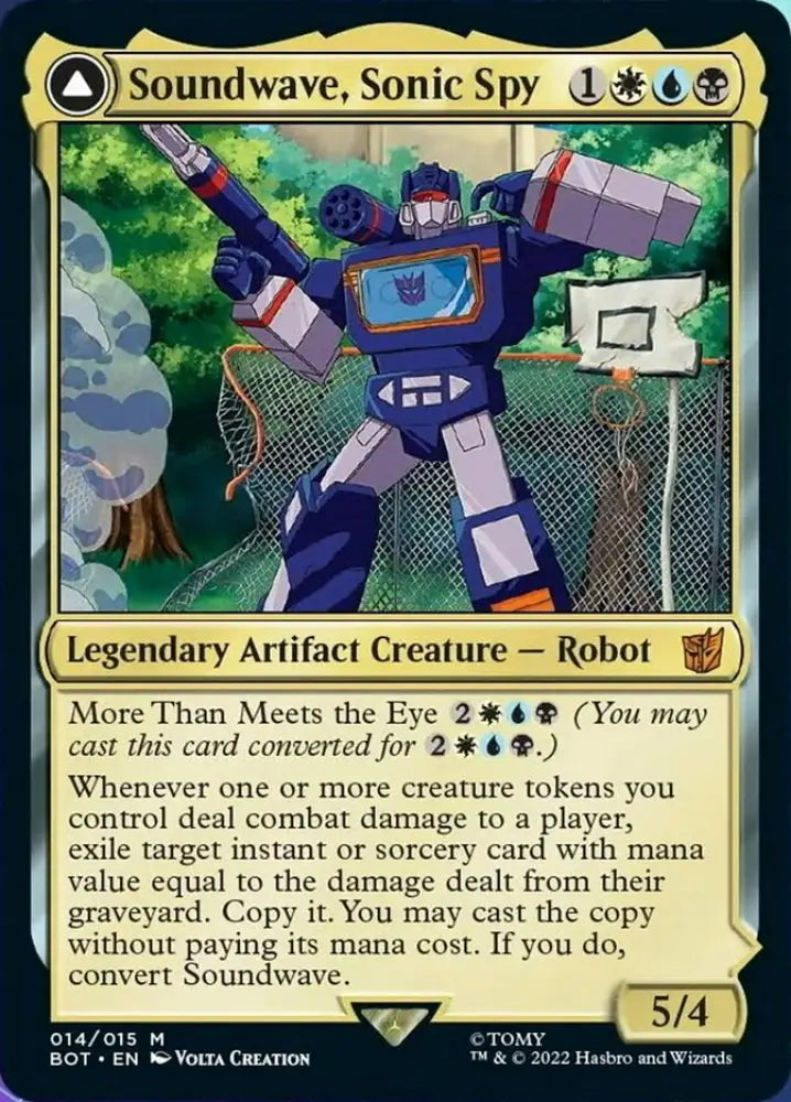 Soundwave Sonic Spy // Soundwave Superior Captain [Transformers] - MTG Single
