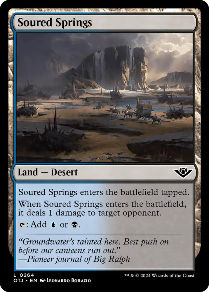 Soured Springs [Outlaws of Thunder Junction] - MTG Single