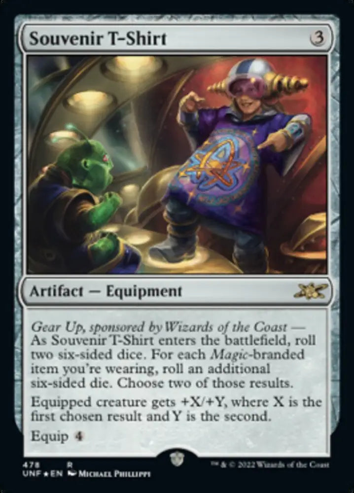 Souvenir T-Shirt (Galaxy Foil) [Unfinity] - MTG Single