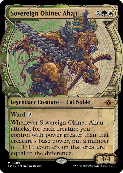 Sovereign Okinec Ahau (Showcase) [The Lost Caverns of Ixalan] - MTG Single