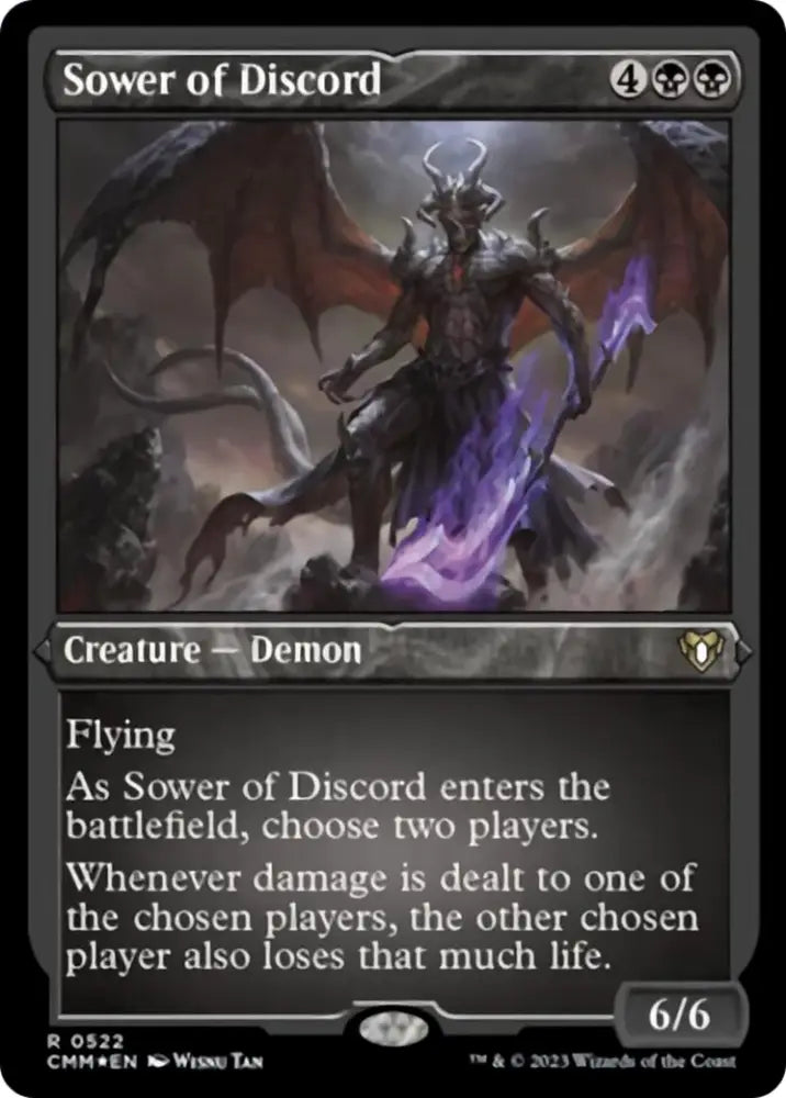 Sower of Discord (Foil Etched) [Commander Masters] - MTG Single
