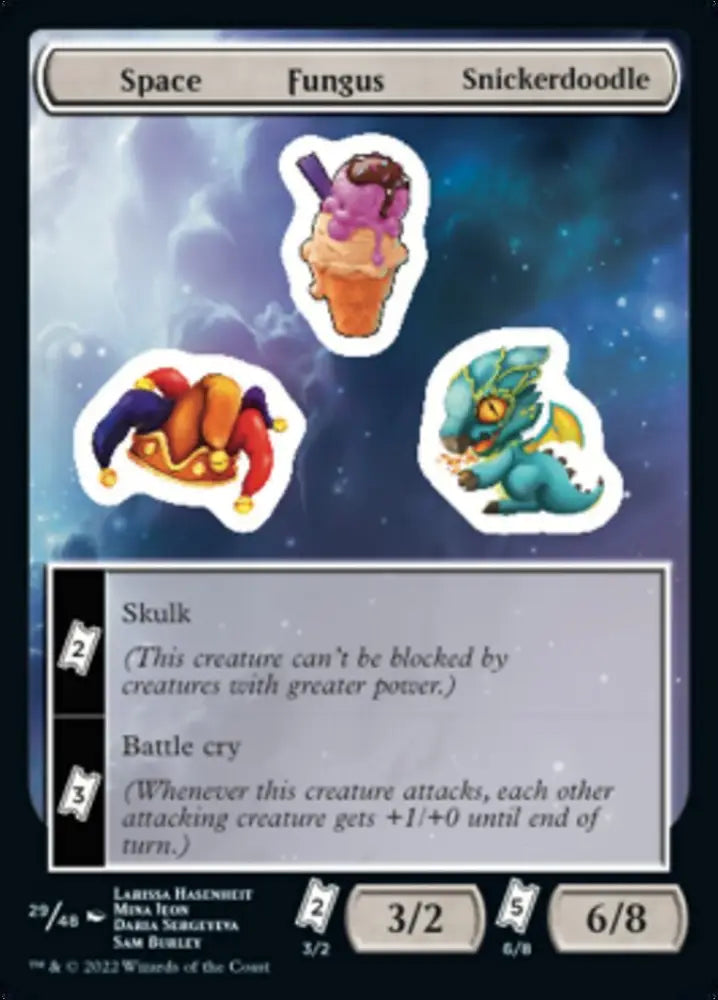 Space Fungus Snickerdoodle [Unfinity Stickers] - MTG Single
