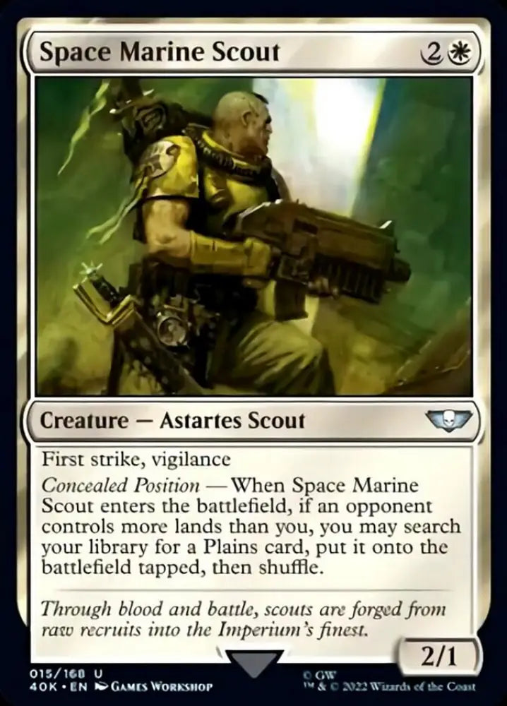 Space Marine Scout [Warhammer 40,000] - MTG Single