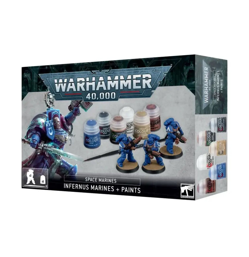 Space Marines: Infernus Marines + Paints Set - Games Workshop