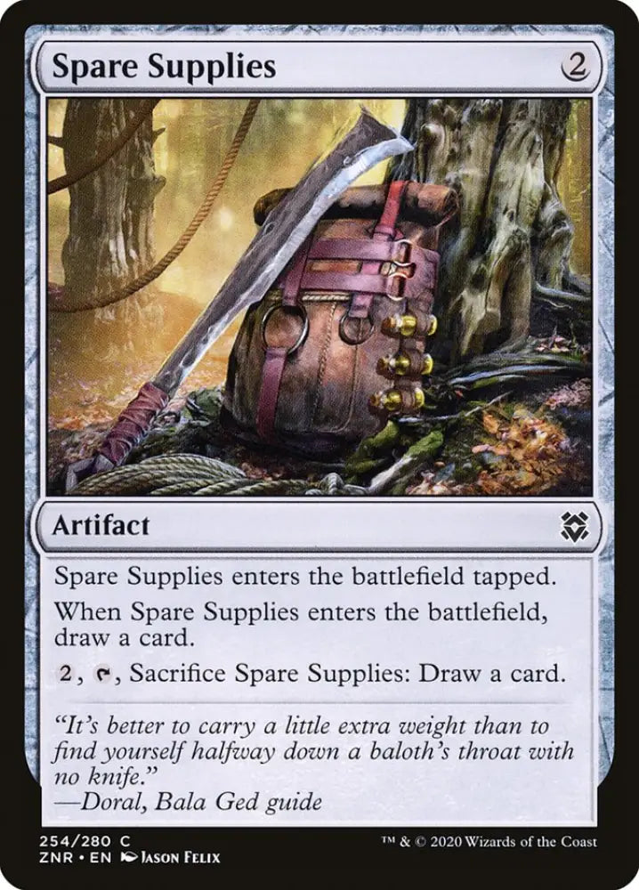 Spare Supplies [Zendikar Rising] - MTG Single