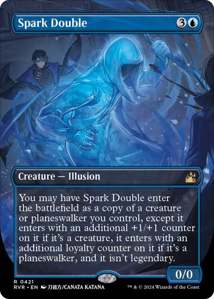 Spark Double (Anime Borderless) [Ravnica Remastered] - MTG Single