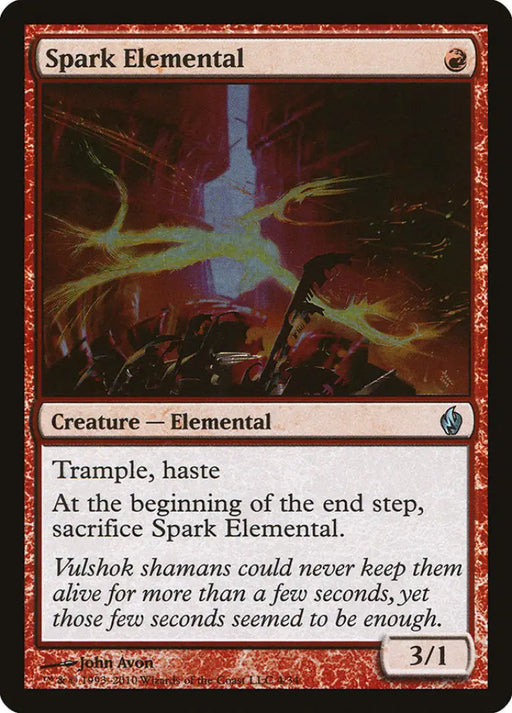 Spark Elemental [Premium Deck Series: Fire and Lightning] - MTG Single