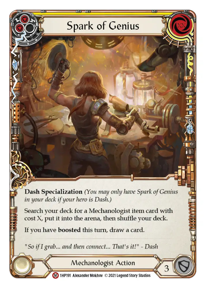 Spark of Genius [1HP191] (History Pack 1) - Flesh And Blood Single
