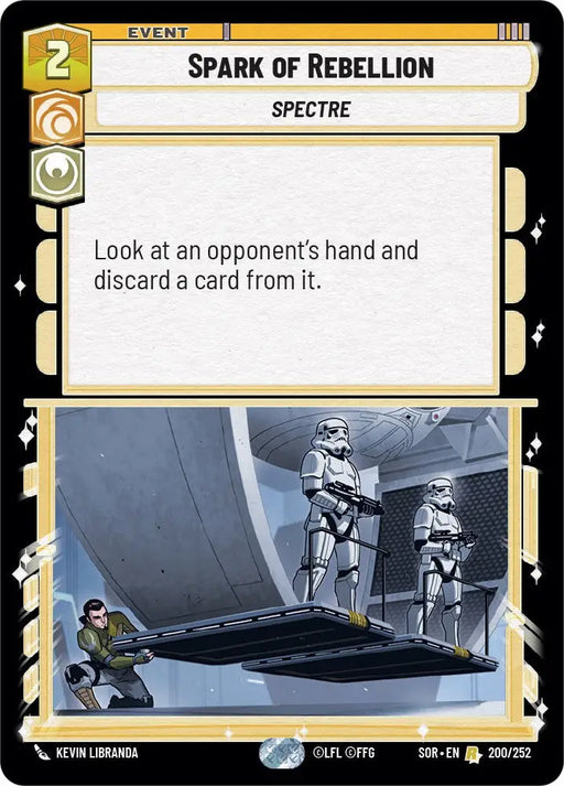 Spark of Rebellion (200/252) [Spark of Rebellion] - Star Wars: Unlimited Single