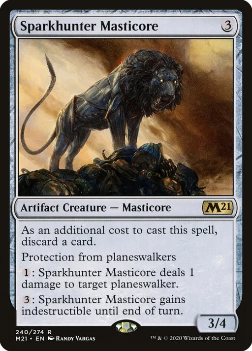 Sparkhunter Masticore [Core Set 2021] - MTG Single