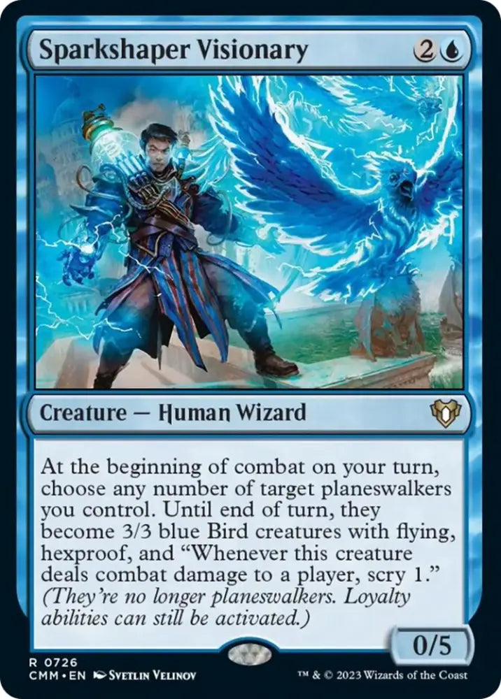 Sparkshaper Visionary [Commander Masters] - MTG Single