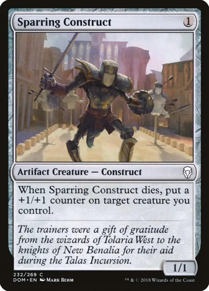 Sparring Construct [Dominaria] - MTG Single