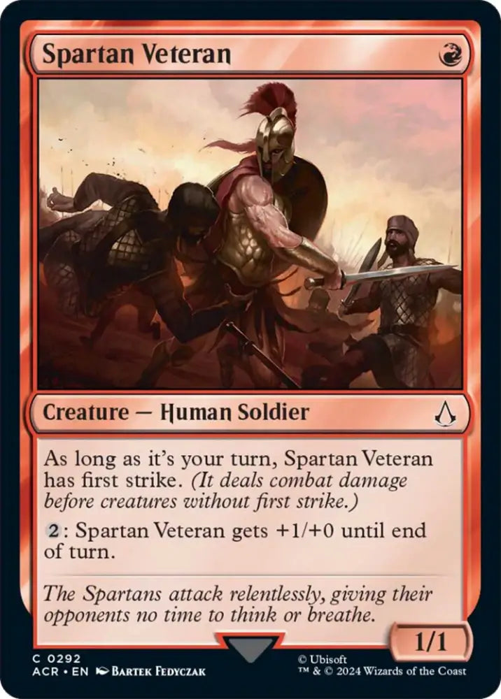 Spartan Veteran [Assassin’s Creed] - MTG Single