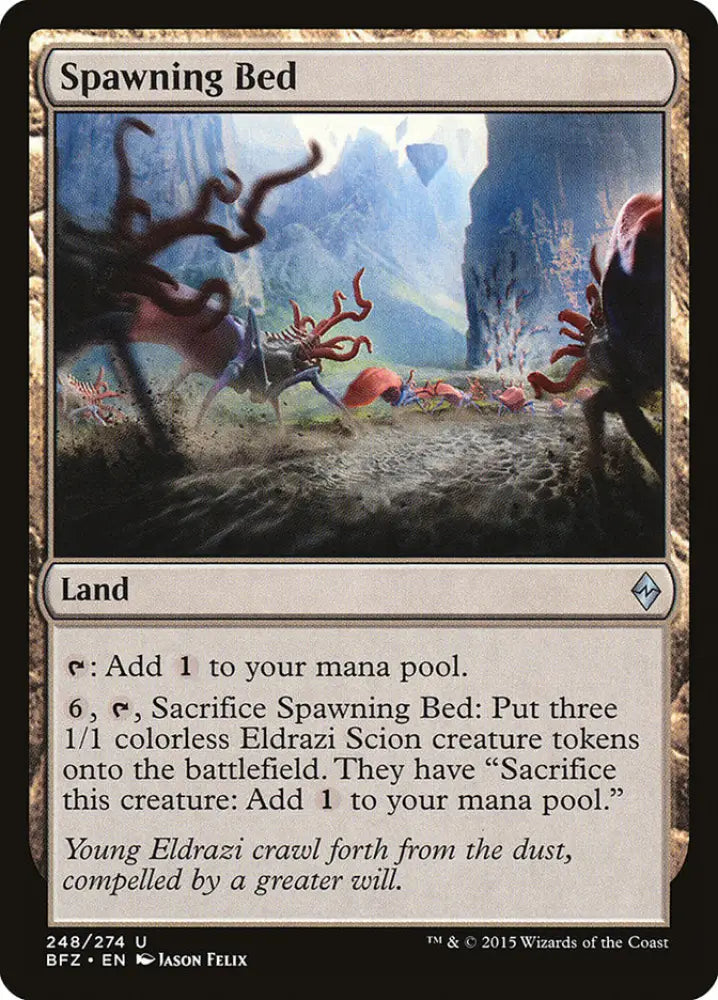 Spawning Bed [Battle for Zendikar] - MTG Single