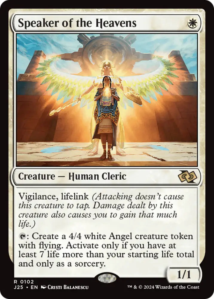 Speaker of the Heavens [Foundations Jumpstart] - MTG Single