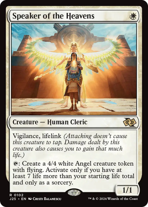 Speaker of the Heavens [Foundations Jumpstart] - MTG Single