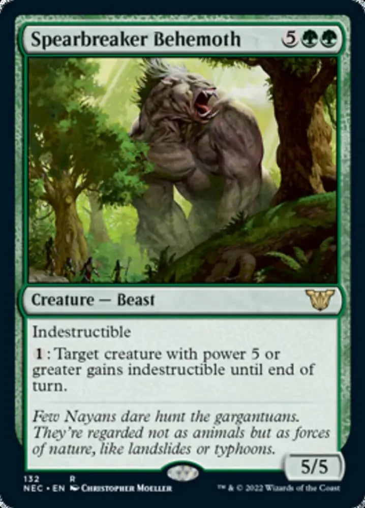 Spearbreaker Behemoth [Kamigawa: Neon Dynasty Commander] - MTG Single