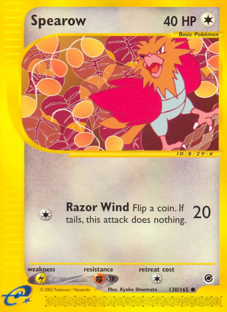 Spearow (130/165) [Expedition: Base Set] - Pokemon Single