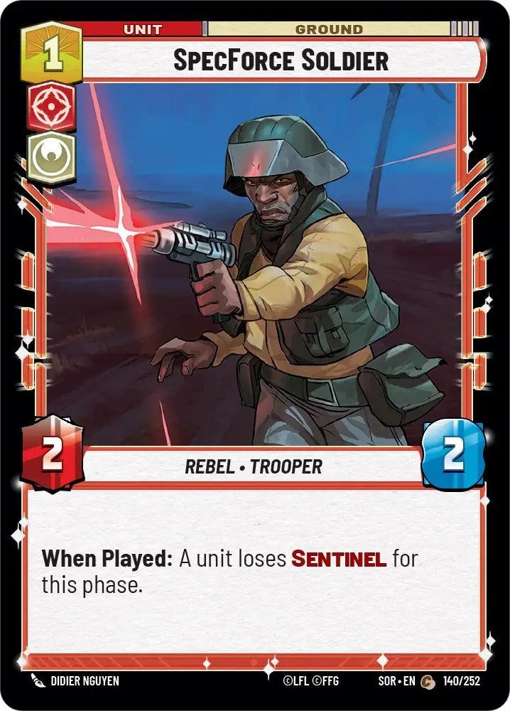 SpecForce Soldier (140/252) [Spark of Rebellion] - Star Wars: Unlimited Single