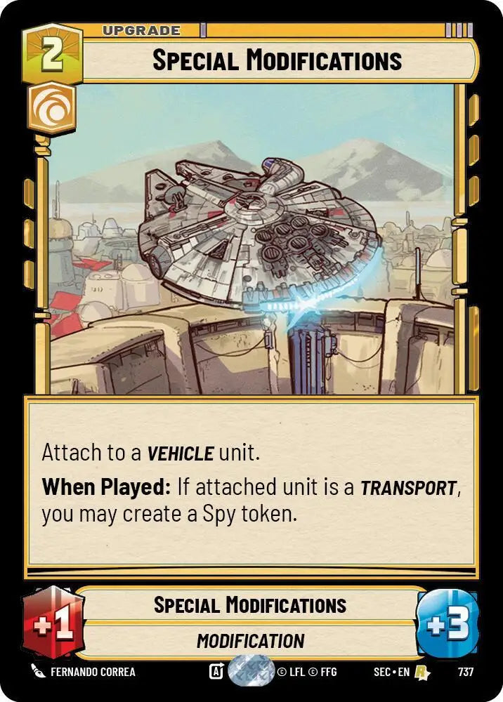 Special Modifications (Foil) (737) [Secrets of Power]