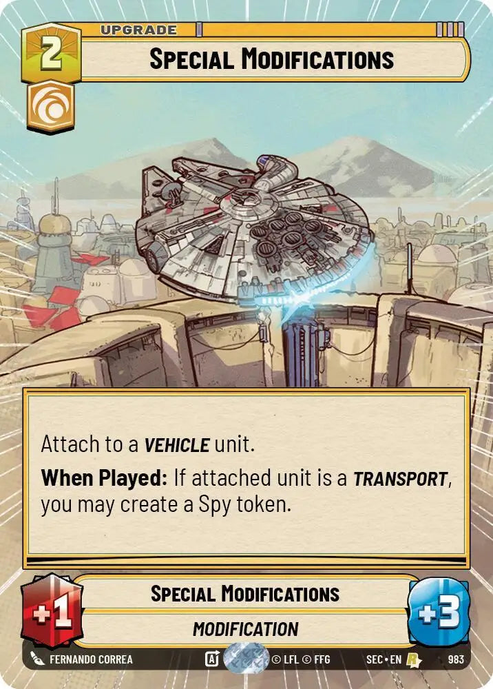 Special Modifications (Hyperspace Foil) (983) [Secrets of Power]