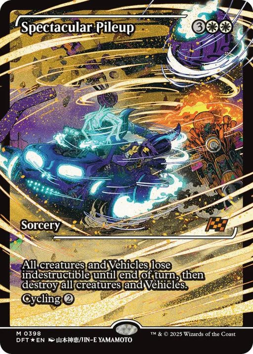 Spectacular Pileup (Showcase) (Japanese) [Aetherdrift] - MTG Single