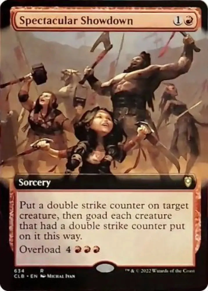 Spectacular Showdown (Extended Art) [Commander Legends: Battle for Baldur’s Gate] - MTG Single