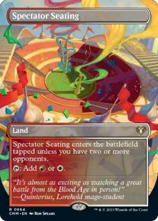 Spectator Seating (Borderless Alternate Art) [Commander Masters] - MTG Single