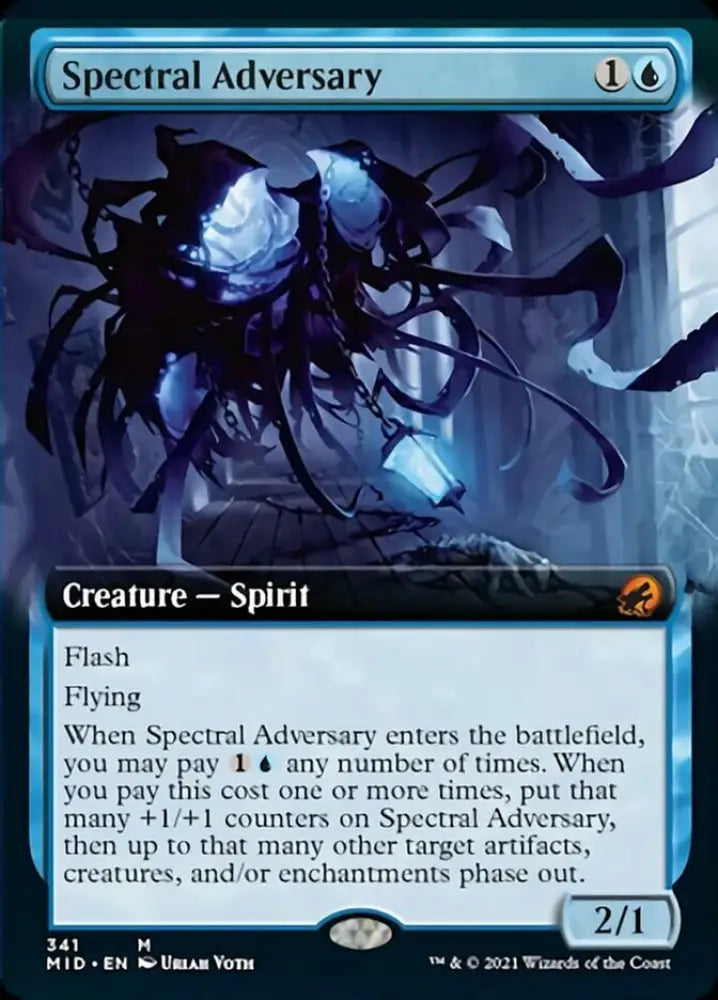 Spectral Adversary (Extended Art) [Innistrad: Midnight Hunt] - MTG Single