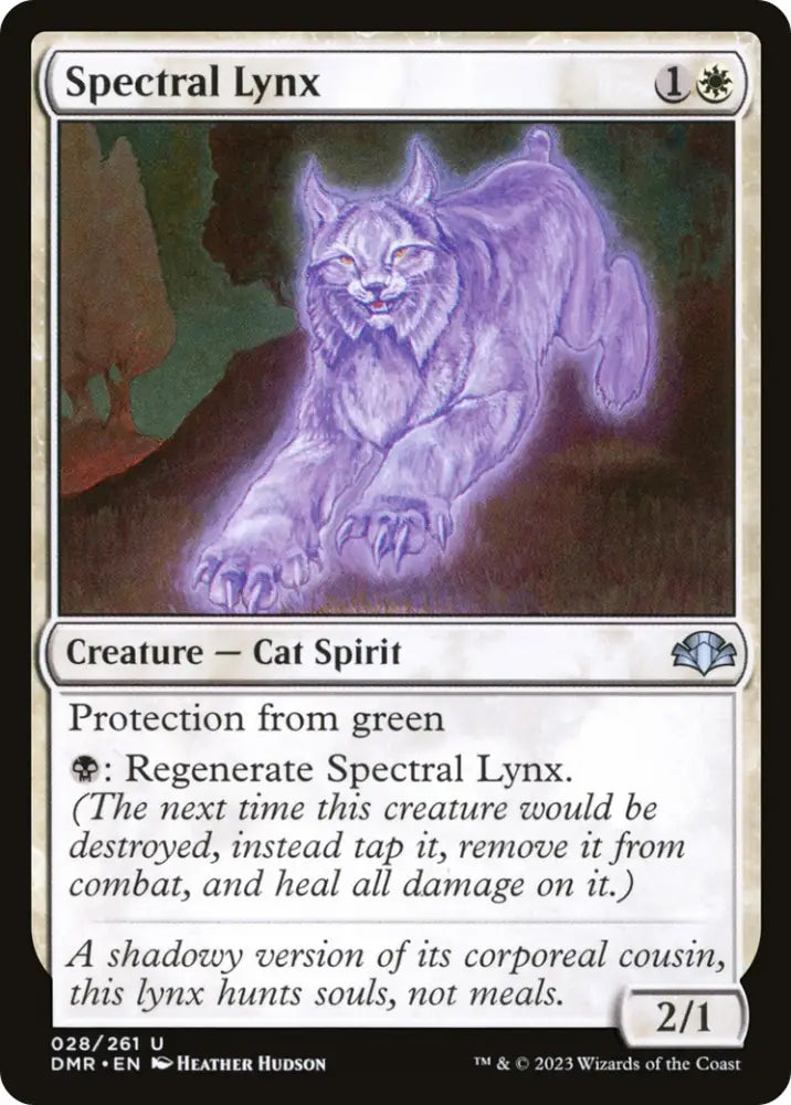 Spectral Lynx [Dominaria Remastered] - MTG Single