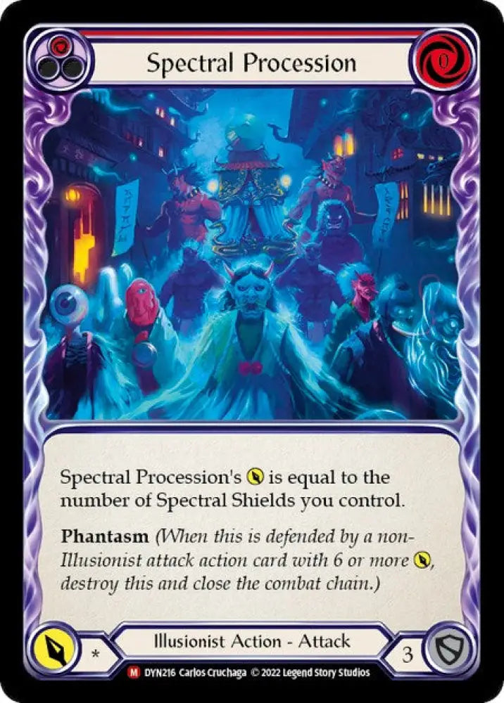 Spectral Procession [Dynasty] Rainbow Foil - Flesh And Blood Single