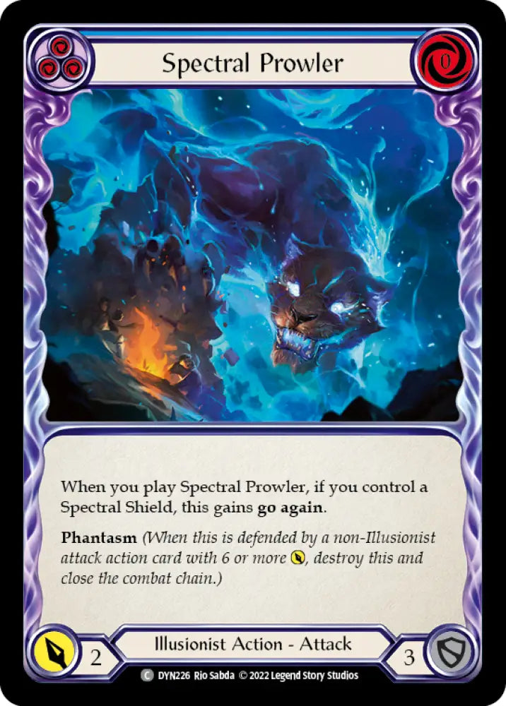 Spectral Prowler (Blue) [Dynasty] - Flesh And Blood Single