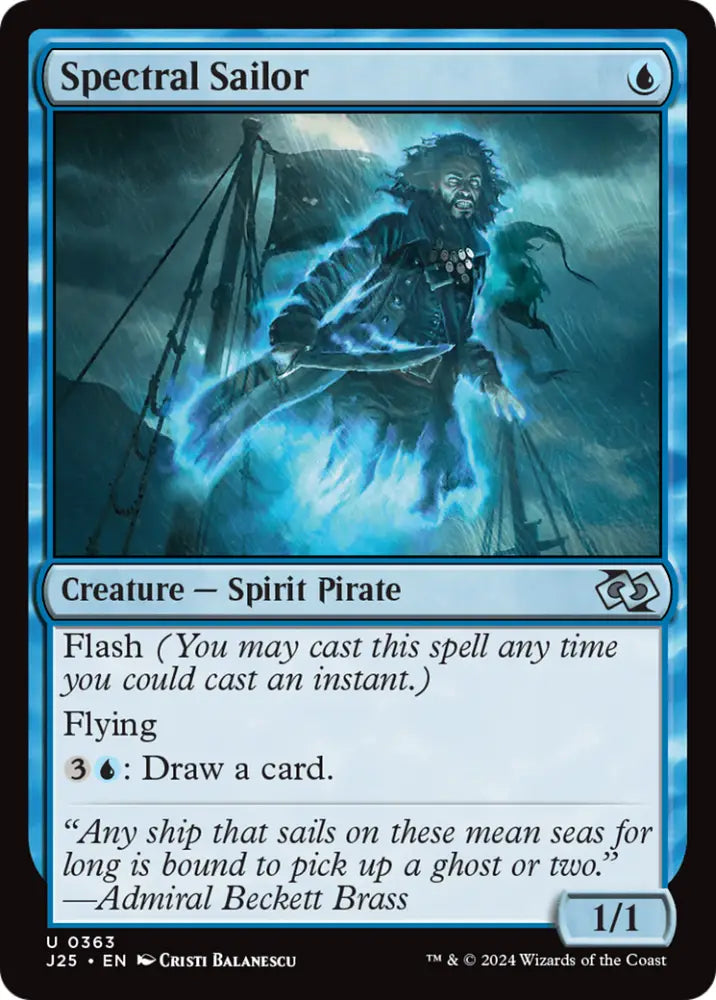 Spectral Sailor [Foundations Jumpstart] - MTG Single