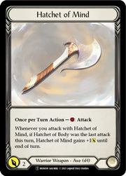 Spectral Shield //Hatchet of Mind [Monarch Unlimited] Unlimited Normal - Flesh And Blood Single