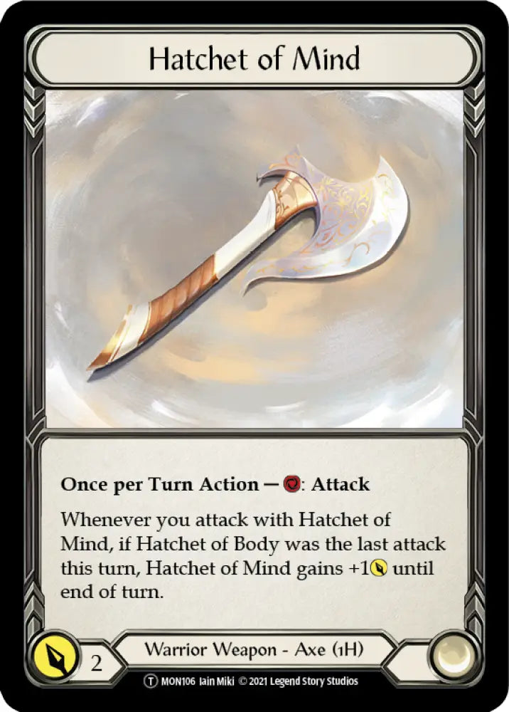 Spectral Shield //Hatchet of Mind [Monarch Unlimited] Unlimited Normal - Flesh And Blood Single