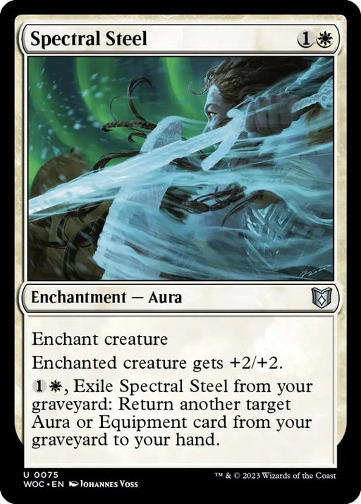 Spectral Steel [Wilds of Eldraine Commander] - MTG Single